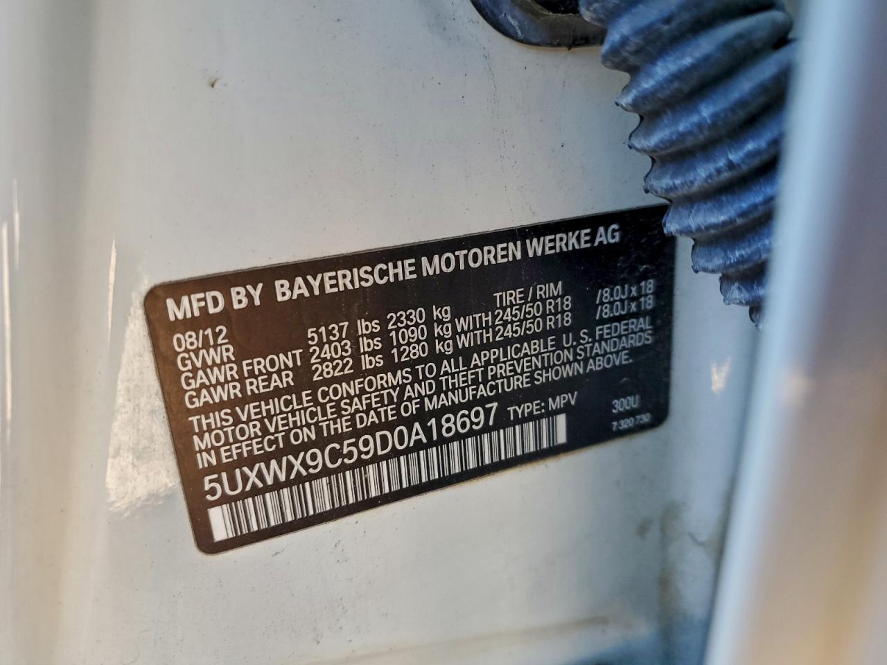 BMW X3 XDRIVE 28 I 2012