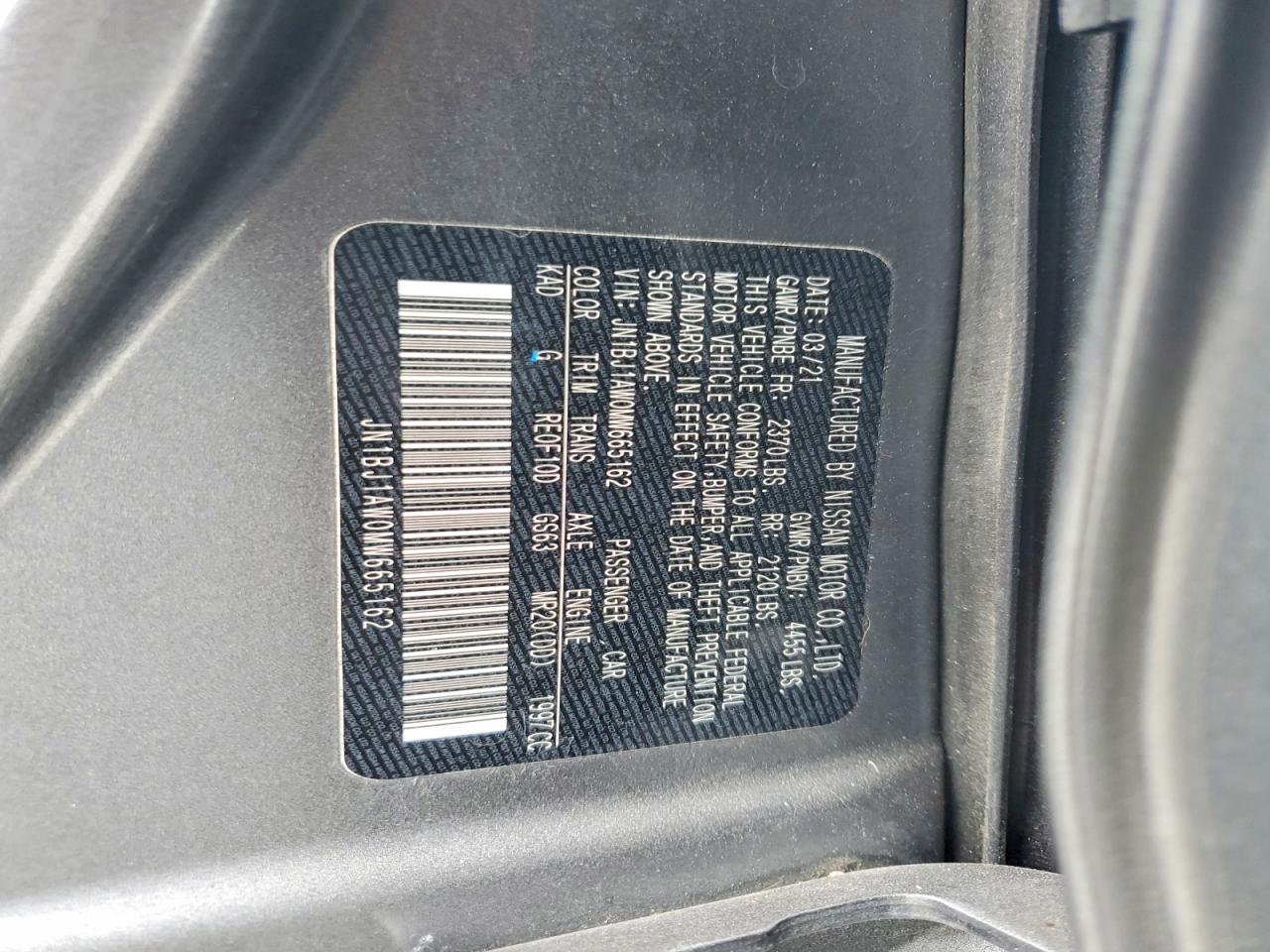 NISSAN ROGUE SPORT S 2021