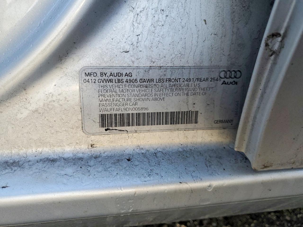 AUDI A4 PREMIUM PLUS 2012