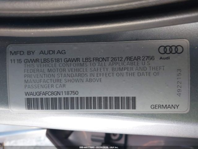 AUDI A6 PREMIUM PLUS 2015