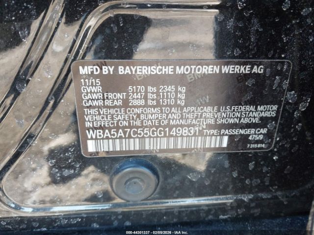 BMW 528 I XDRIVE 2015