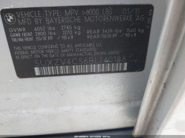 BMW X5 XDRIVE 35 I 2011