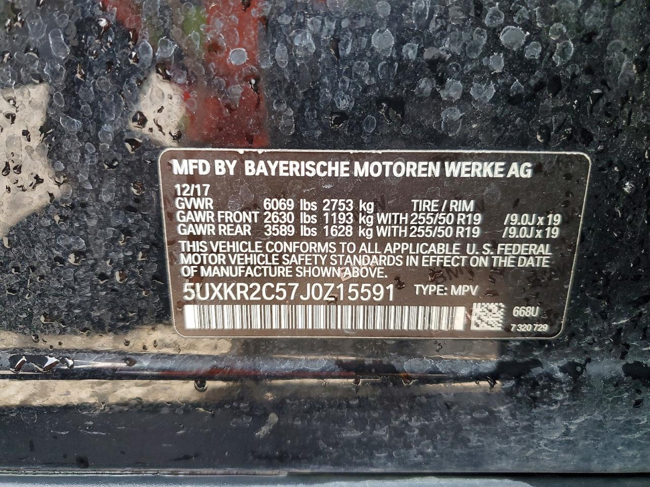 BMW X5 XDRIVE 35 I 2017