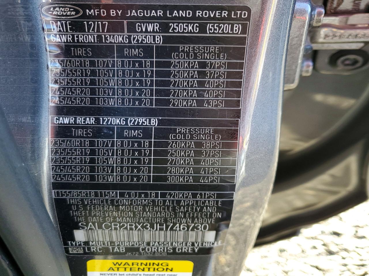 LAND ROVER DISCOVERY SPORT HSE 2017