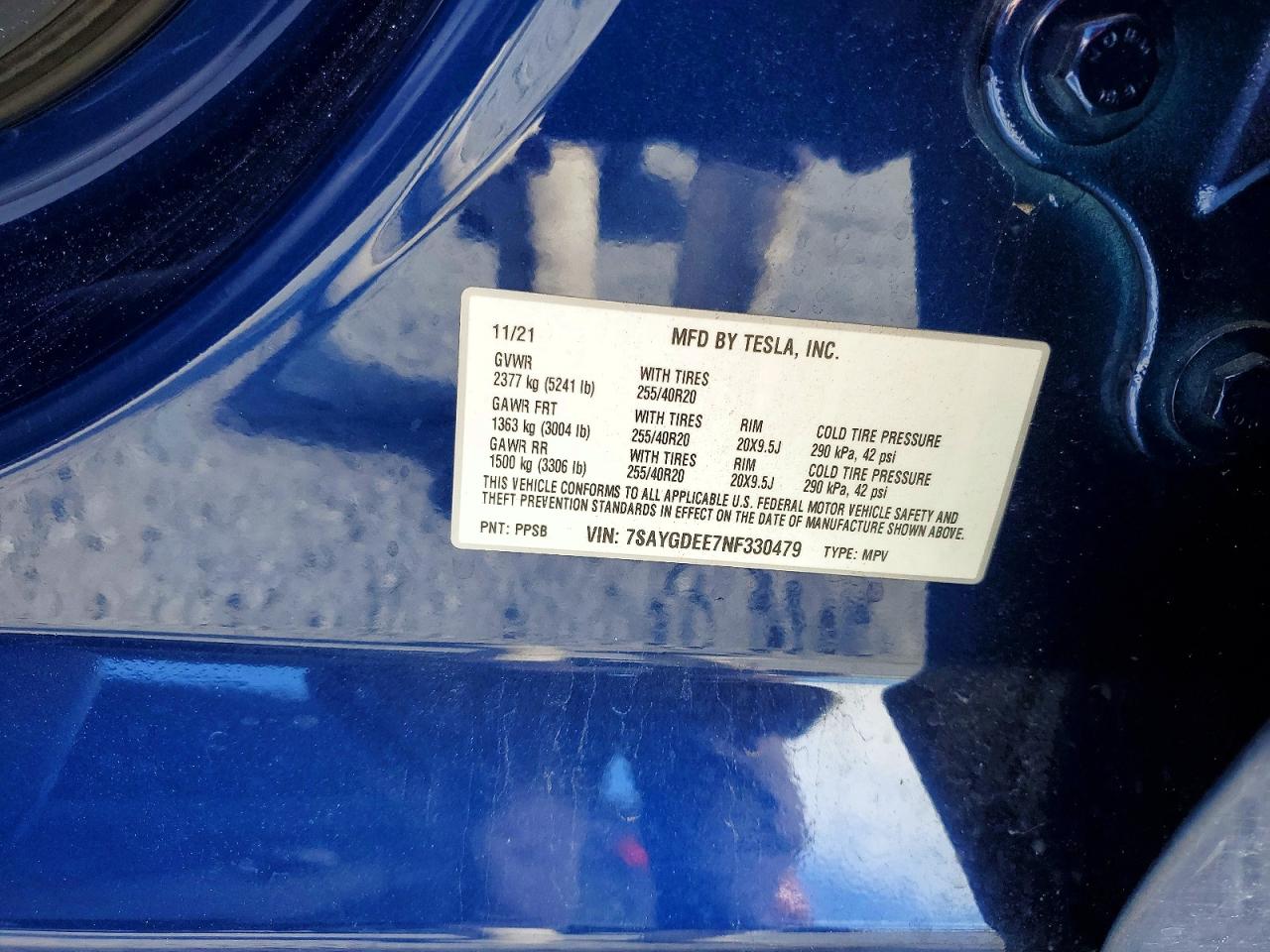 TESLA MODEL Y  DUAL MOTOR  2021