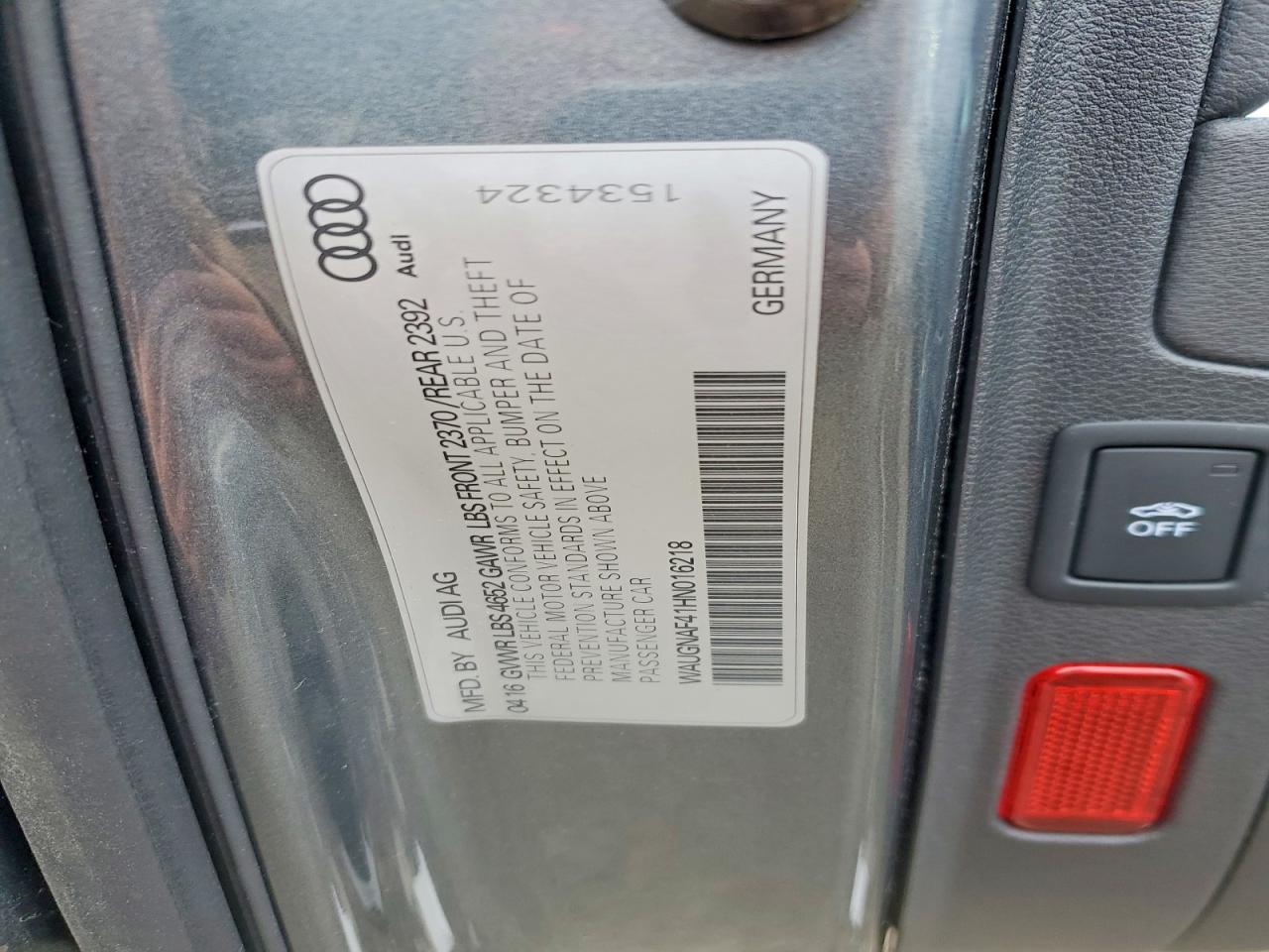 AUDI A4 PREMIUM 2016