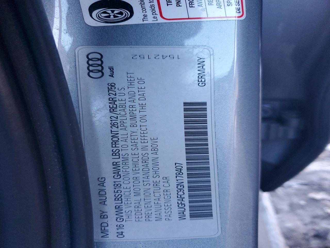 AUDI A6 PREMIUM PLUS 2016