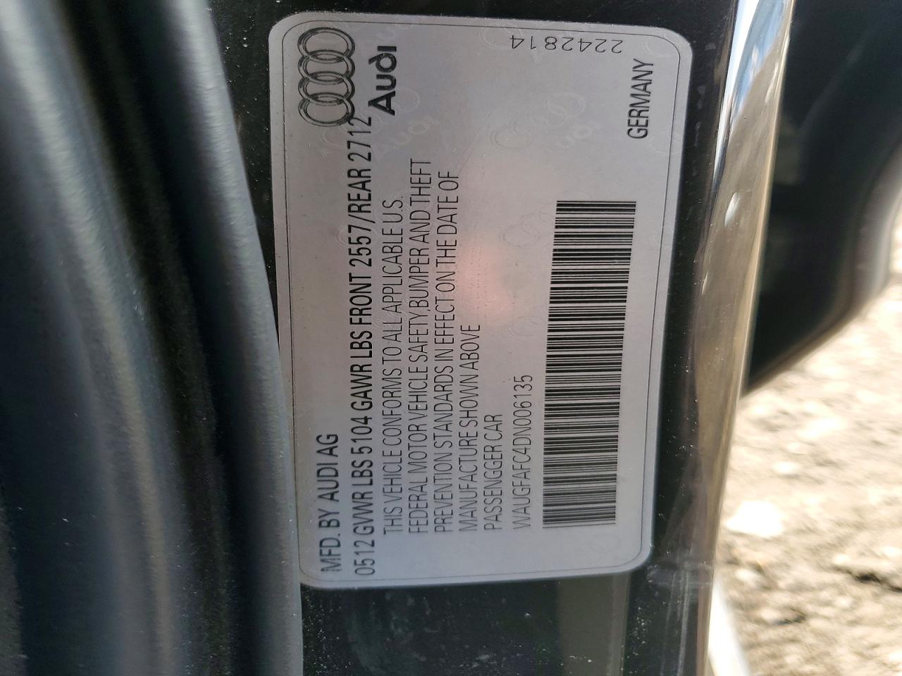 AUDI A6 PREMIUM PLUS 2012