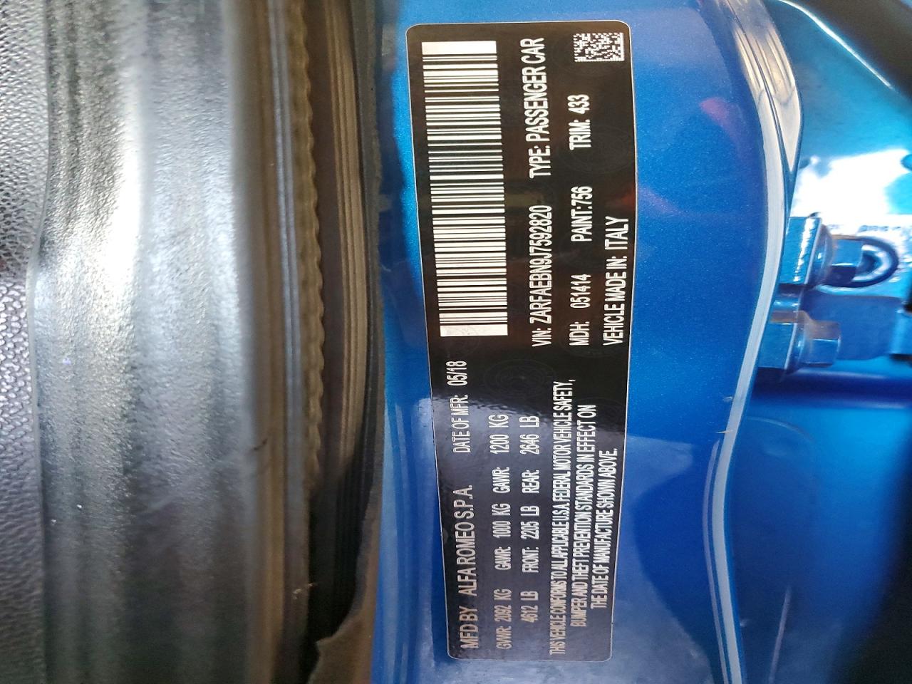 ALFA ROMEO GIULIA 2018