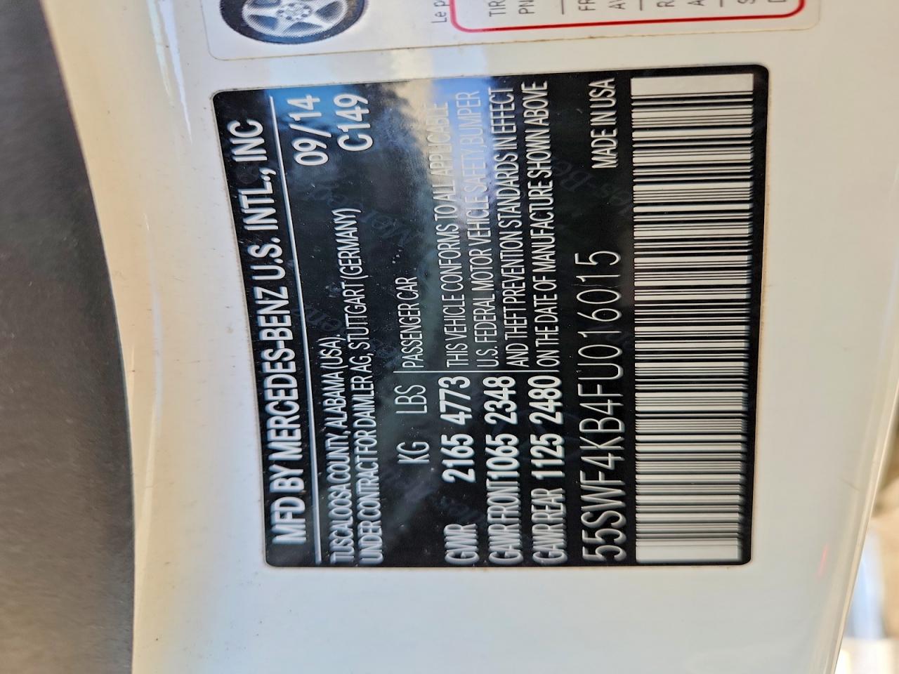 MERCEDES-BENZ C 300 4MATIC 2014