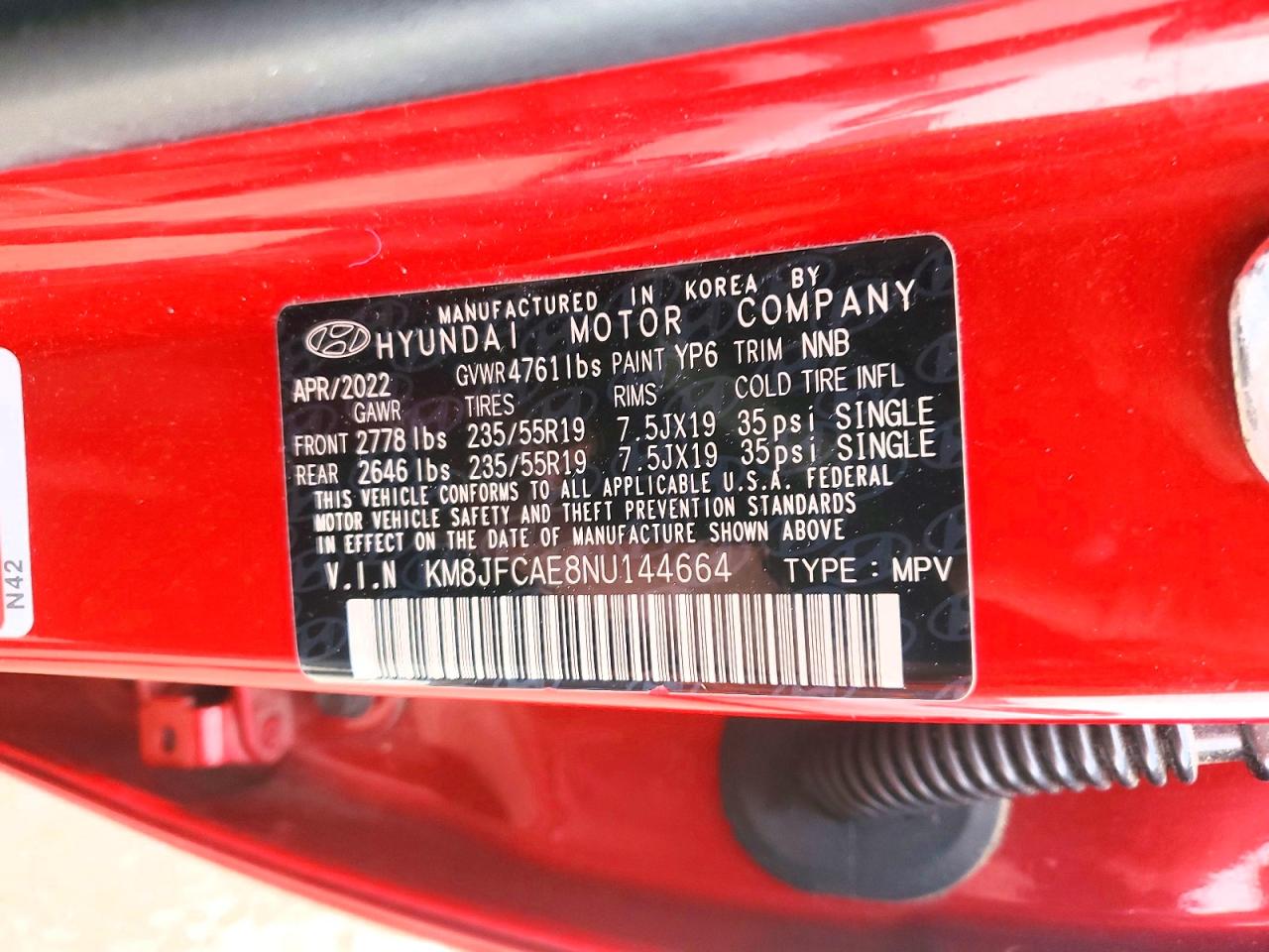 HYUNDAI TUCSON N LINE 2022