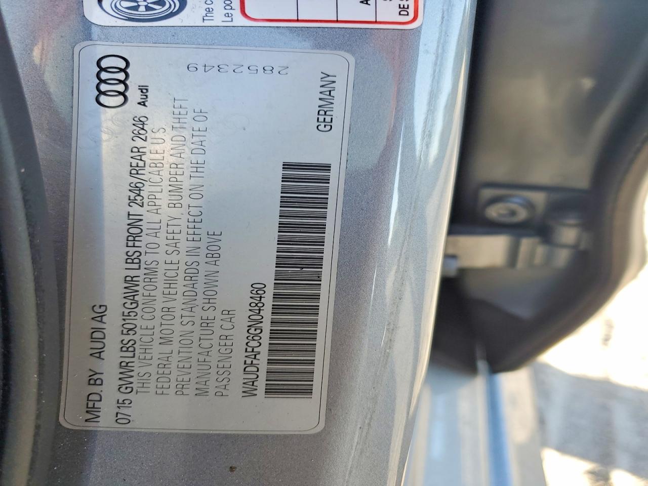 AUDI A6 PREMIUM PLUS 2015