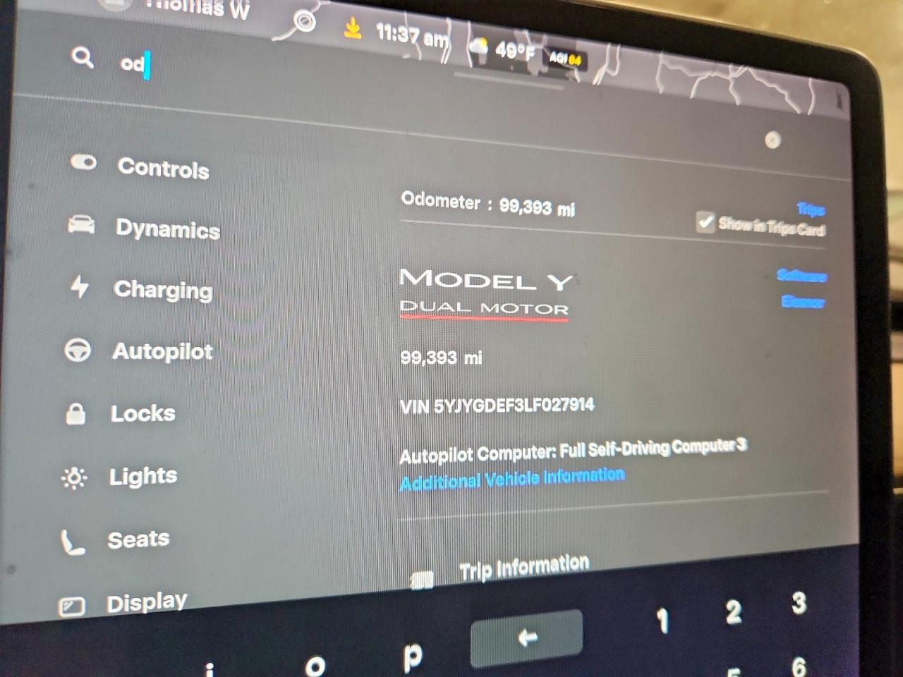 TESLA MODEL Y AWD DUAL MOTOR 2020