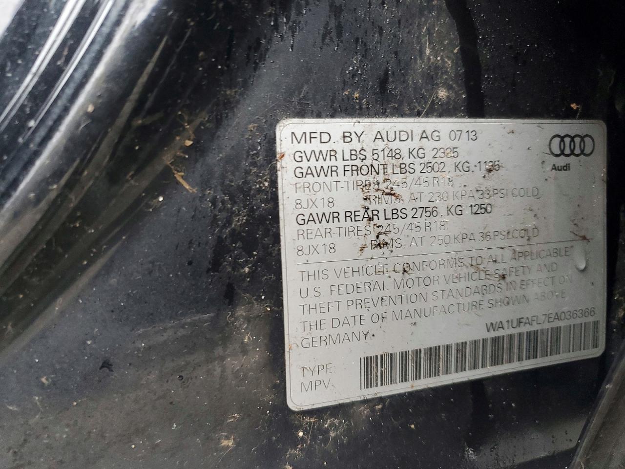 AUDI A4 ALLROAD PREMIUM PLUS 2013