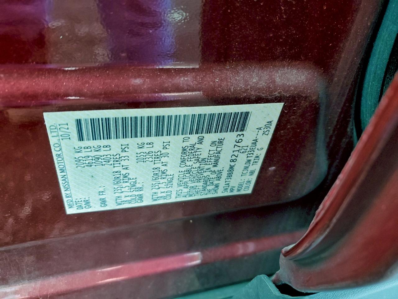 NISSAN ROGUE SV 2021