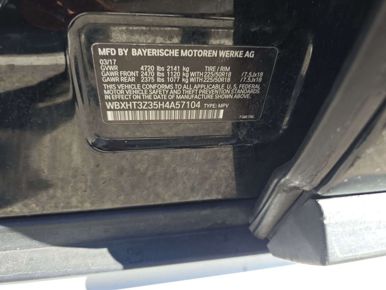 BMW X1 SPORTS ACTIVITY VEHICLE xDRIVE 28 i LUXURY LINE 2017