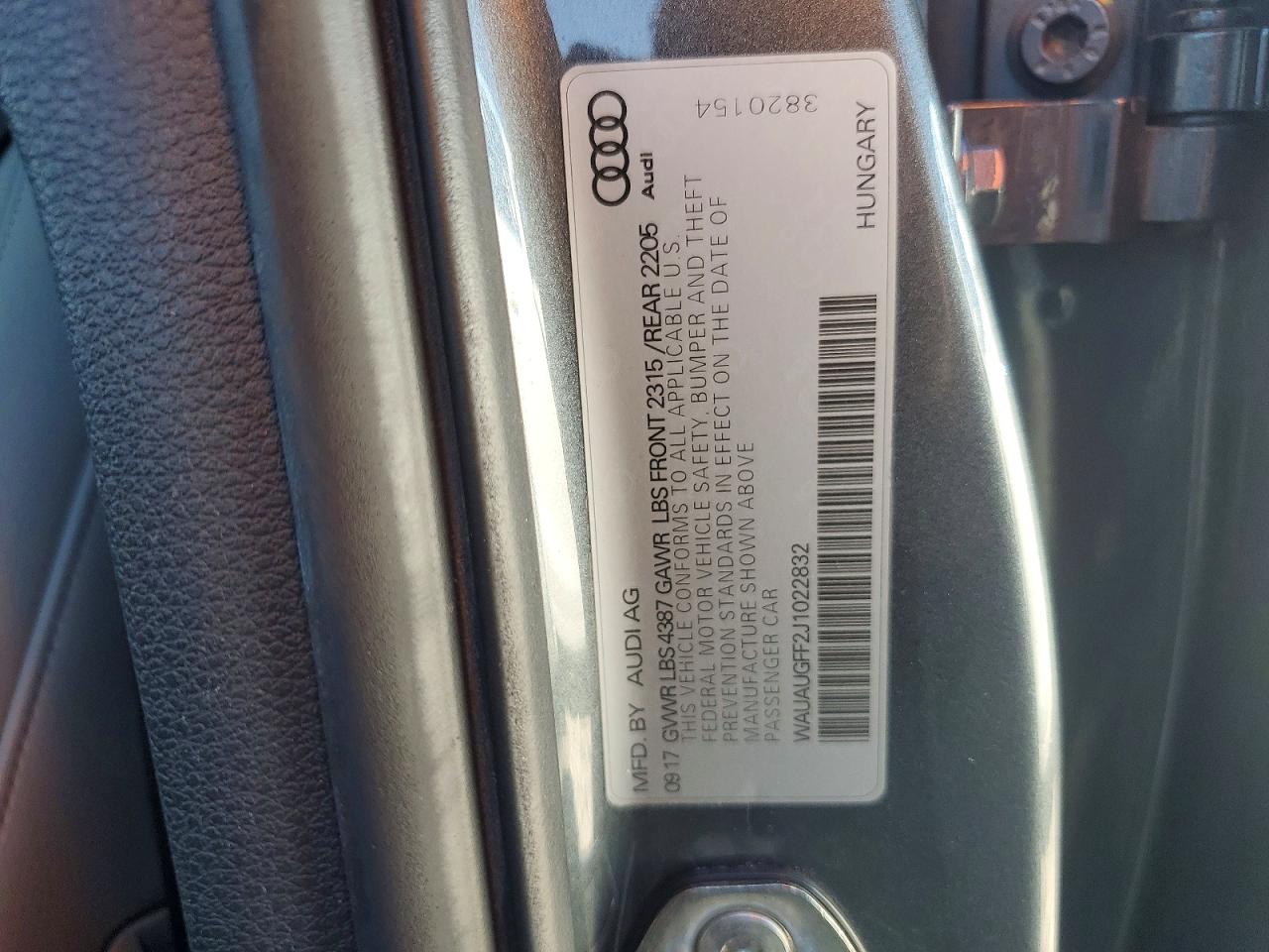 AUDI A3 PREMIUM 2017