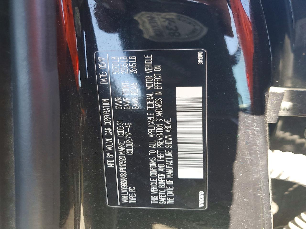 VOLVO S90 T5 MOMENTUM 2017