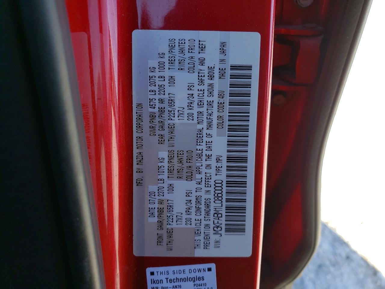 MAZDA CX-5 SPORT 2020