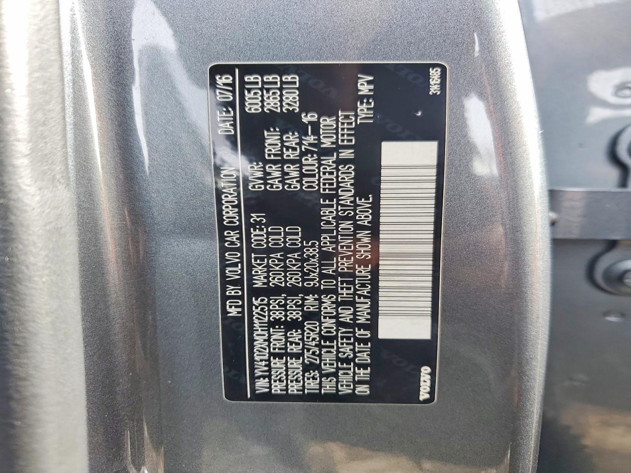 VOLVO XC90 T5 R-Design 2016