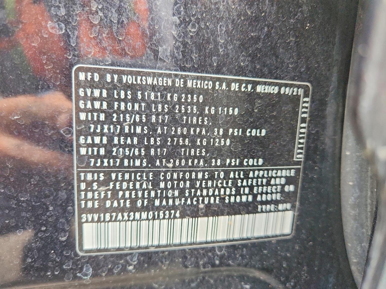 VOLKSWAGEN TIGUAN S 2021