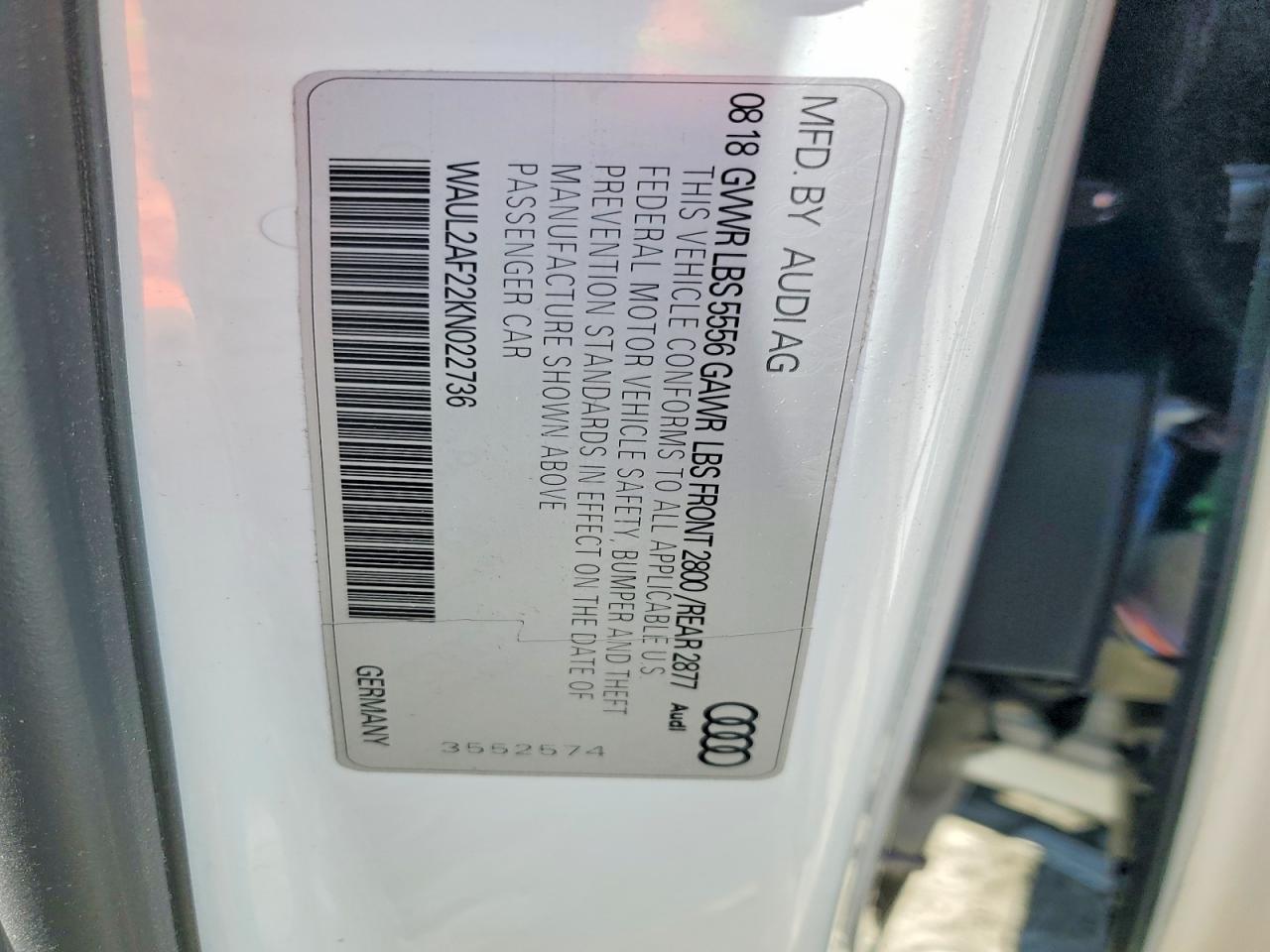 AUDI A6 PREMIUM PLUS 2018