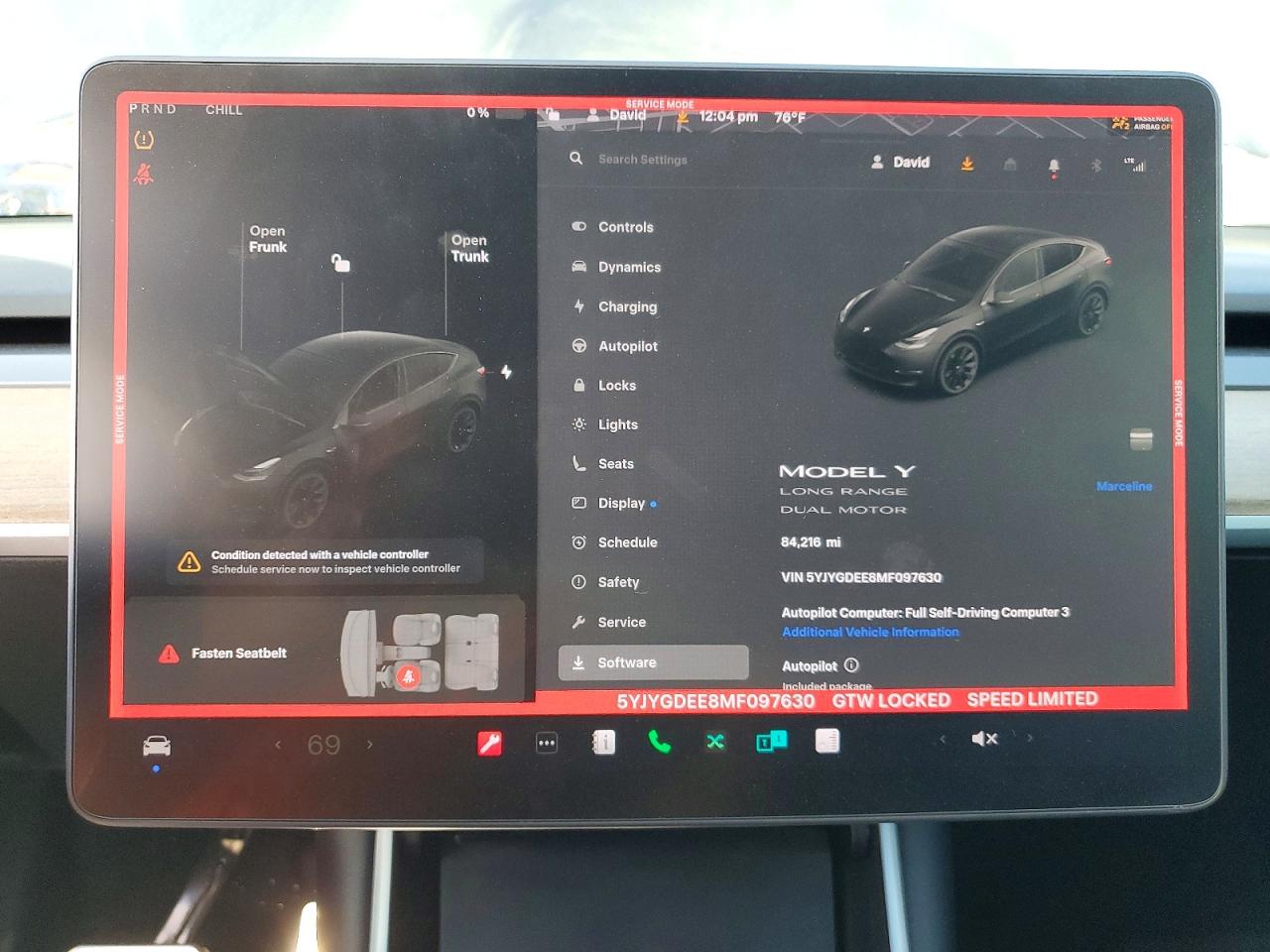 TESLA MODEL Y AWD LONG RANGE DUAL MOTOR 2020