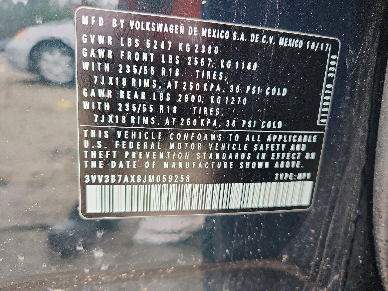 VOLKSWAGEN TIGUAN SE 2017