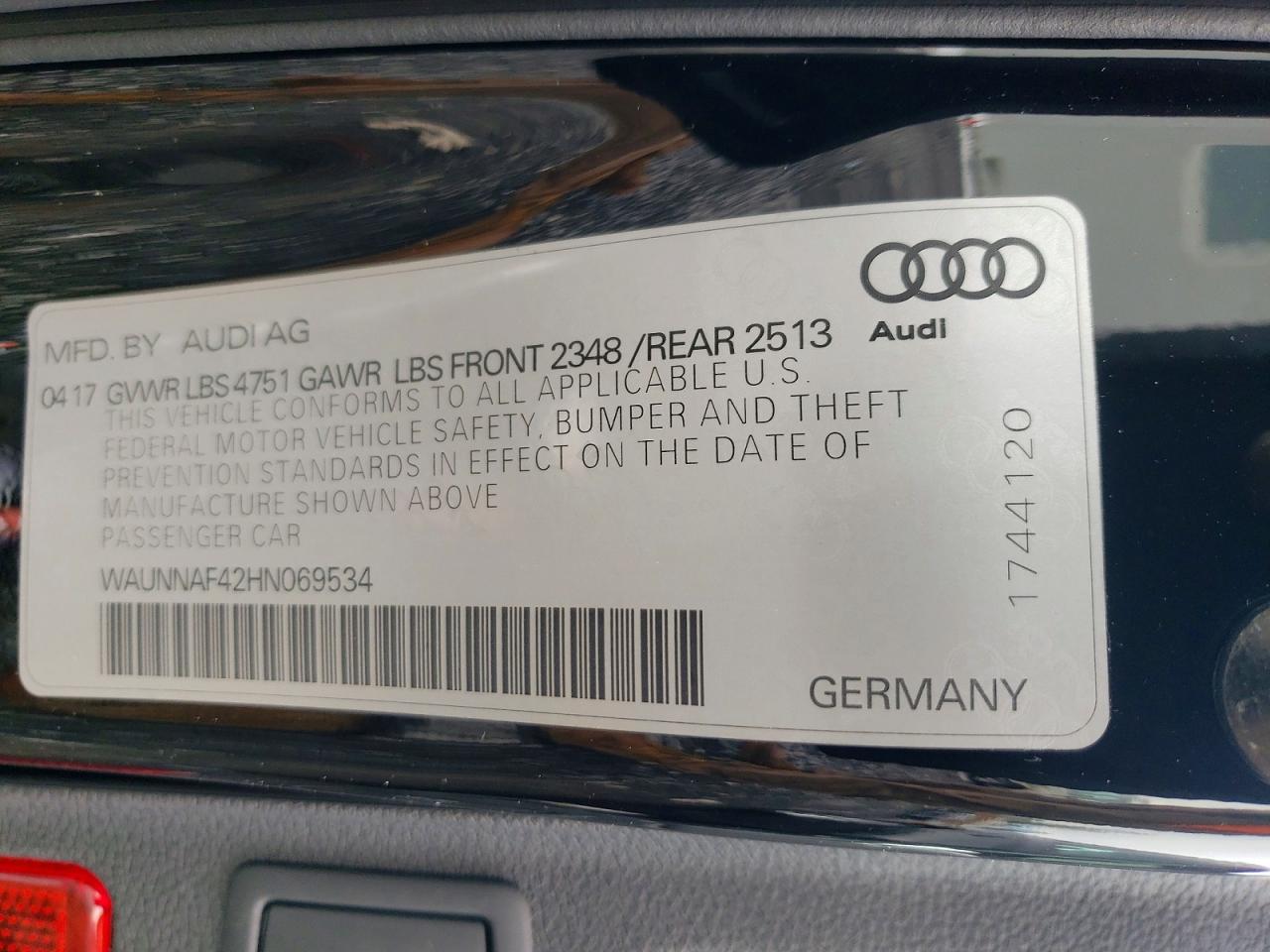 AUDI A4 PREMIUM 2017