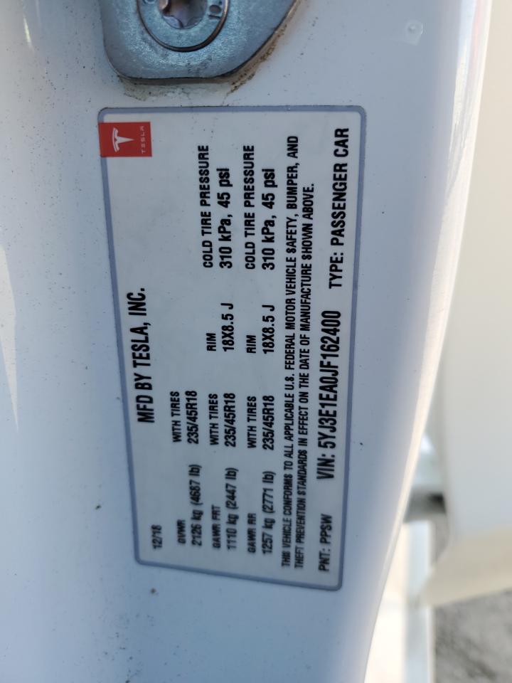 TESLA MODEL 3 RWD 2018