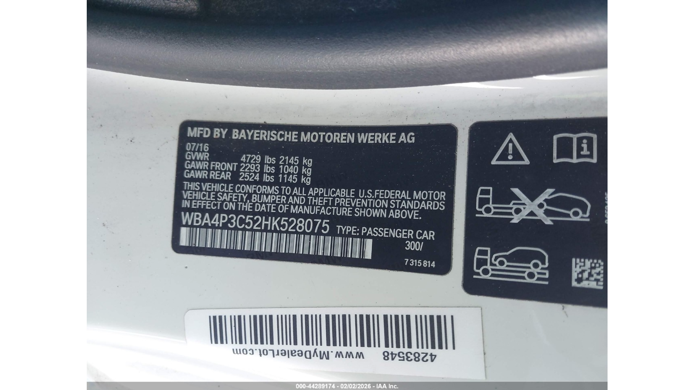 BMW 440 I XDRIVE 2016