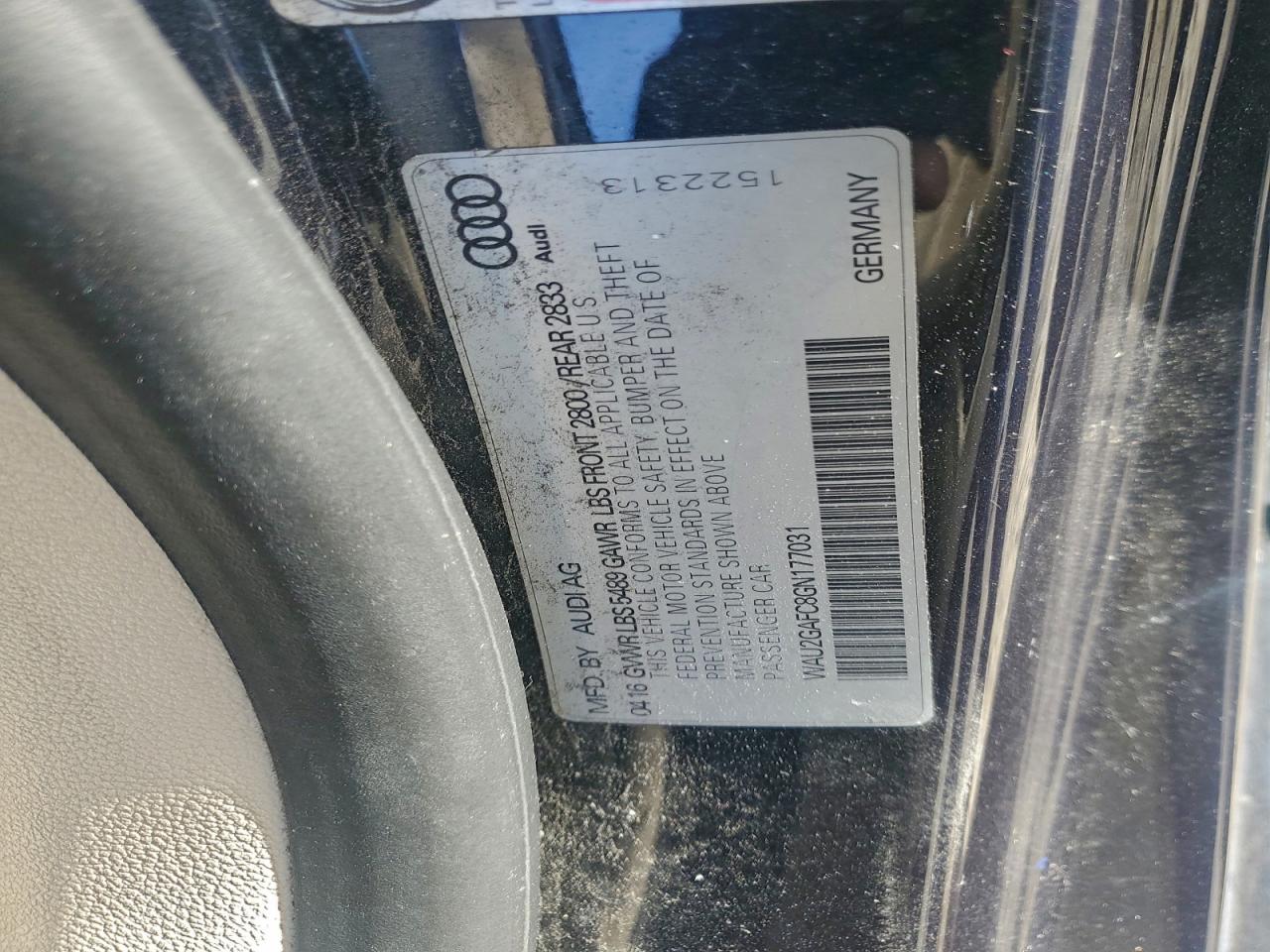 AUDI A7 PRESTIGE 2016