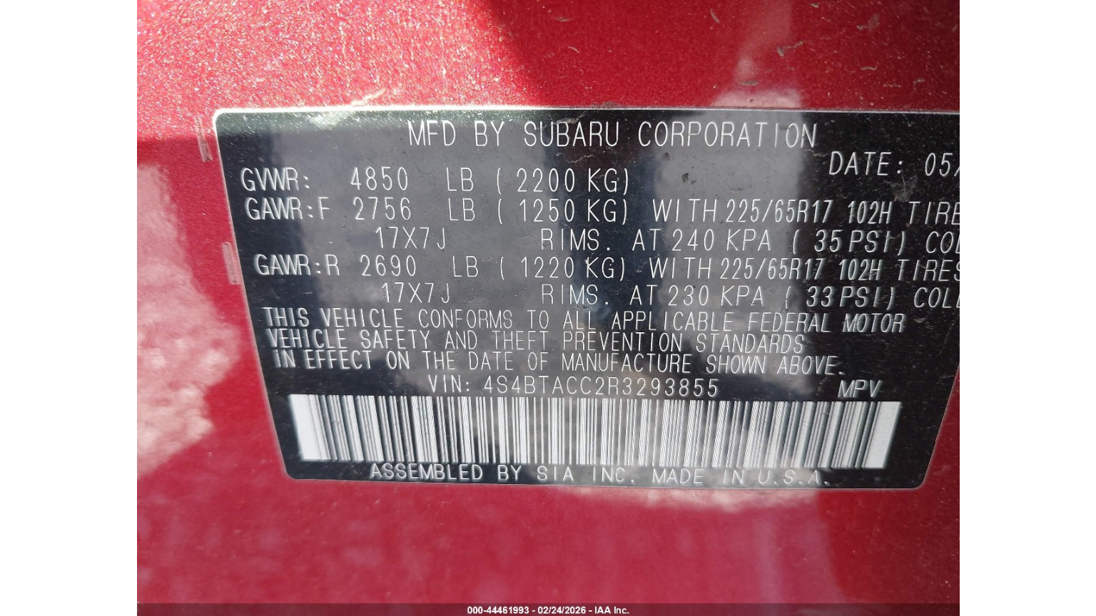 SUBARU OUTBACK PREMIUM 2024