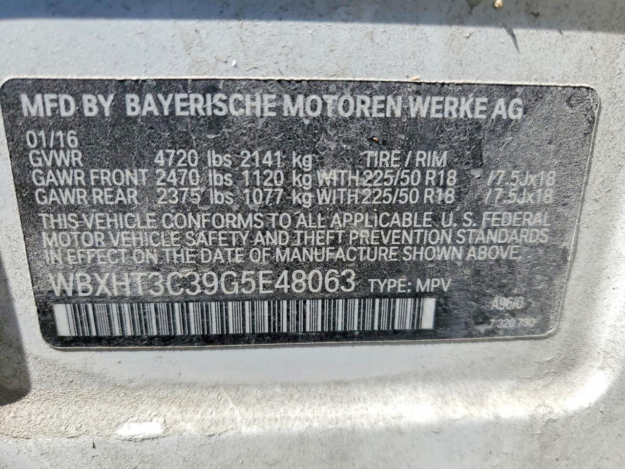 BMW X1 XDRIVE 28 I 2016