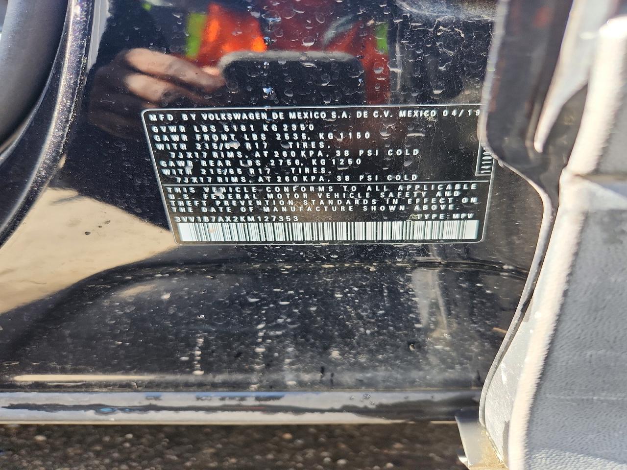 VOLKSWAGEN TIGUAN S 2019