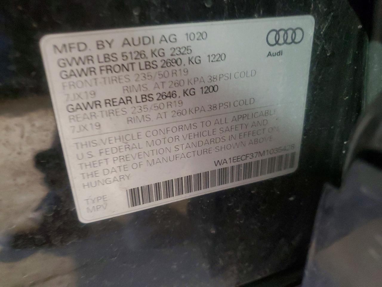 AUDI Q3 PREMIUM PLUS S LINE 45