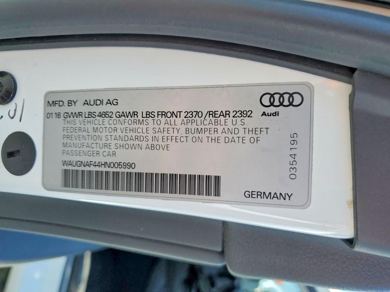 AUDI A4 PREMIUM 2016