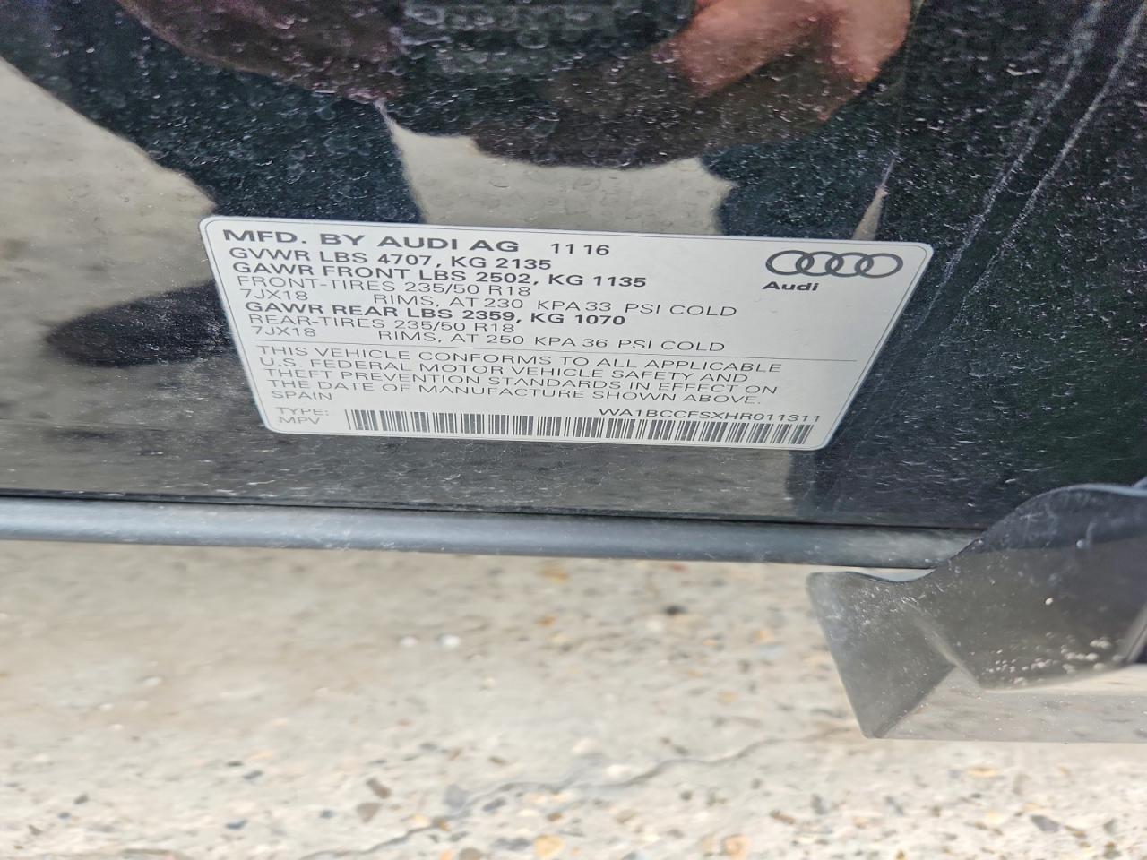 AUDI Q3 PREMIUM 2016