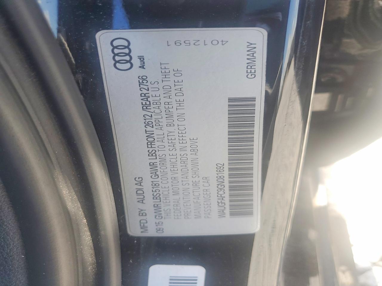 AUDI A6 PREMIUM PLUS 2015