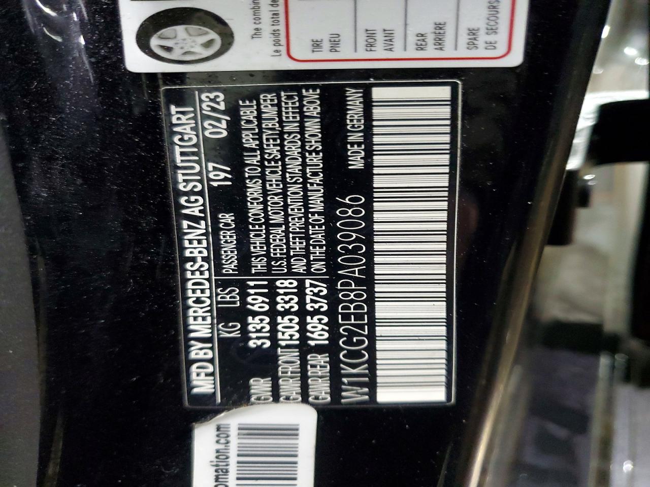 MERCEDES-BENZ EQS SEDAN 450 4MATIC 2023