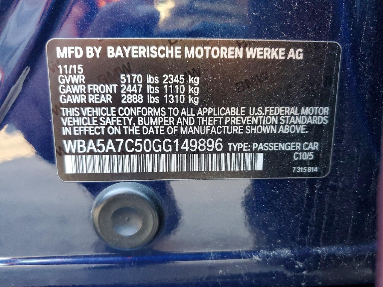 BMW 528 XI 2015