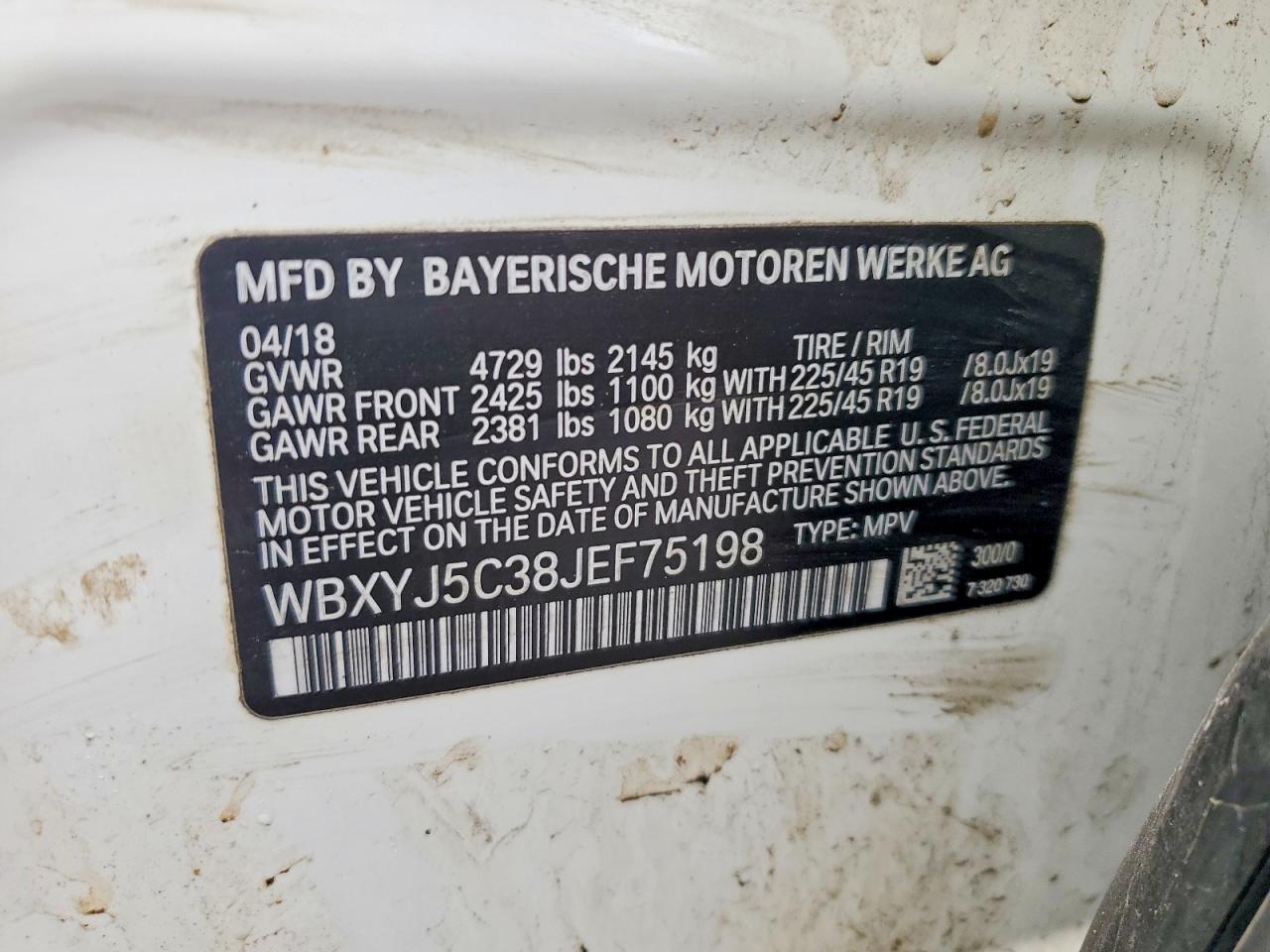 BMW X2 XDRIVE 28 I 2018