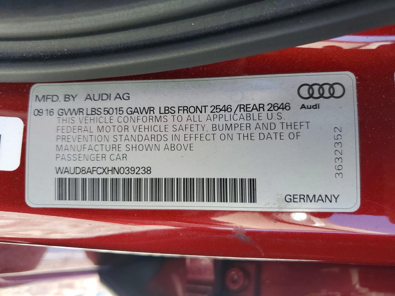 AUDI A6 PREMIUM PLUS 2016
