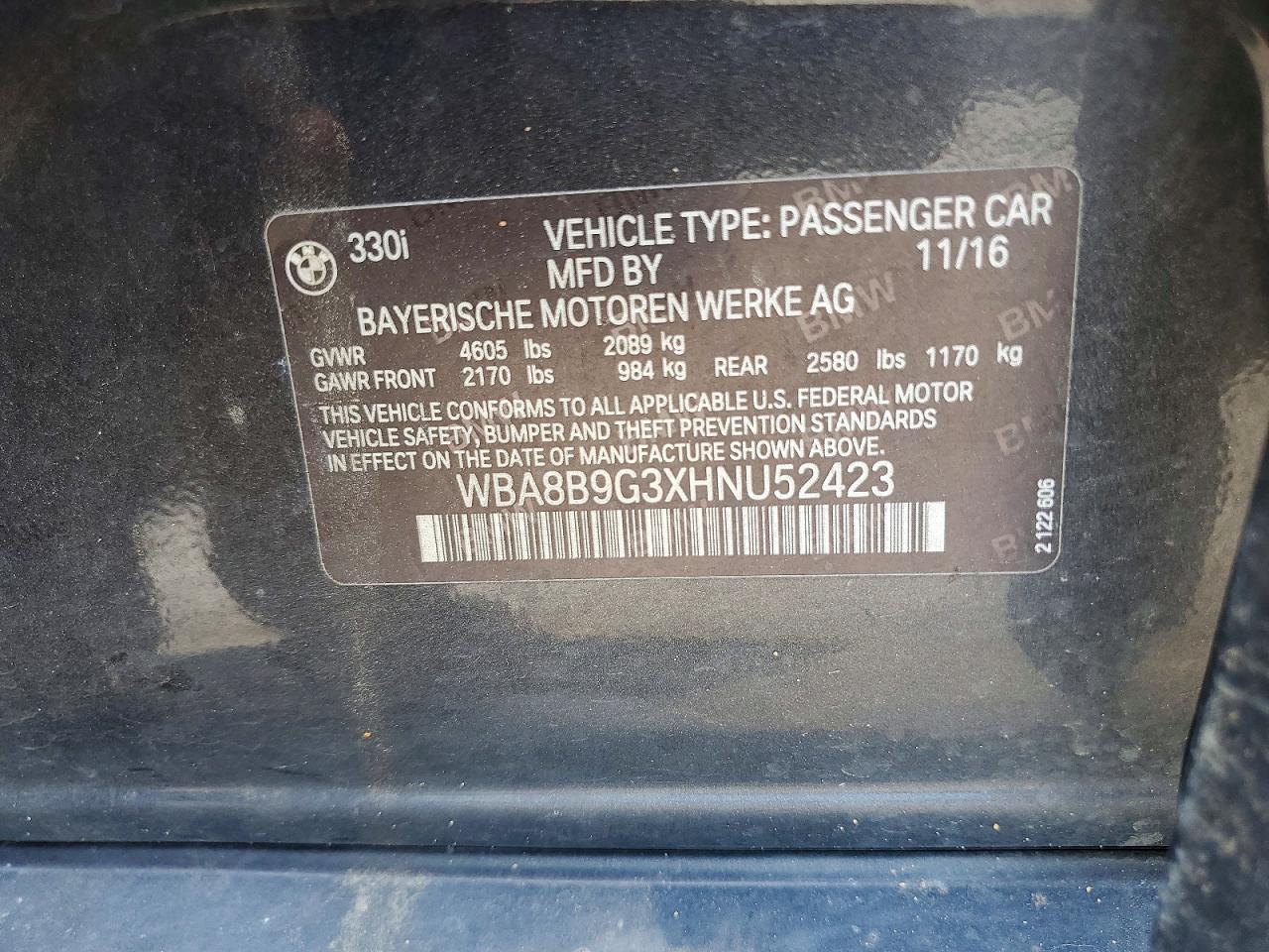 BMW 330 I 2016
