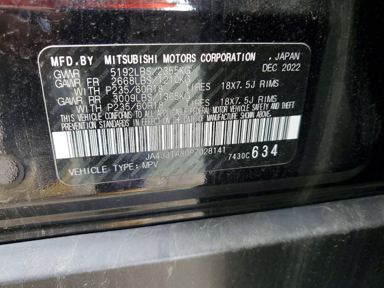 MITSUBISHI OUTLANDER ES 2022