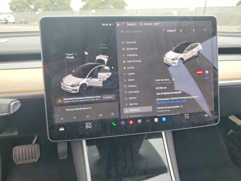 TESLA MODEL 3 2018