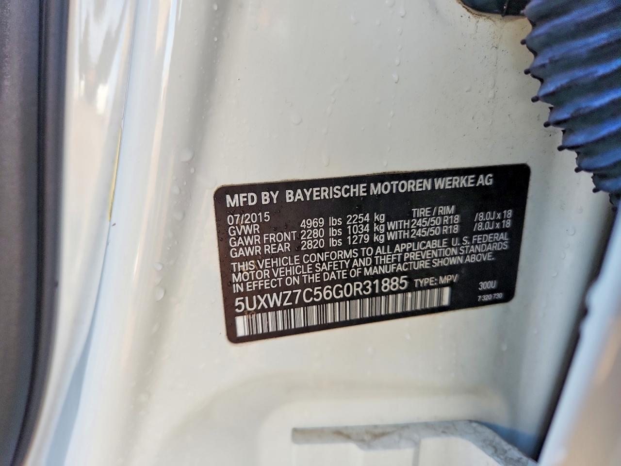 BMW X3 SDRIVE 28 I 2015