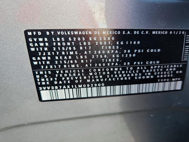 VOLKSWAGEN TIGUAN SE 2020