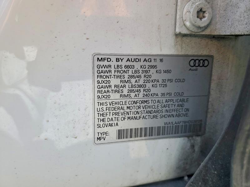 AUDI Q7 PREMIUM PLUS 2016