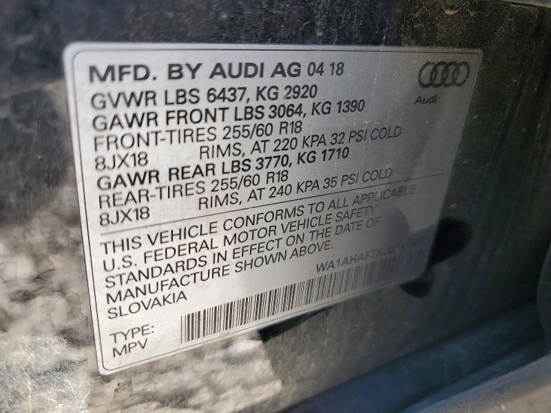 AUDI Q7 PREMIUM 2018
